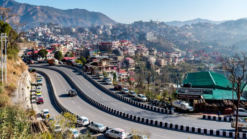 Solan City Aerial View